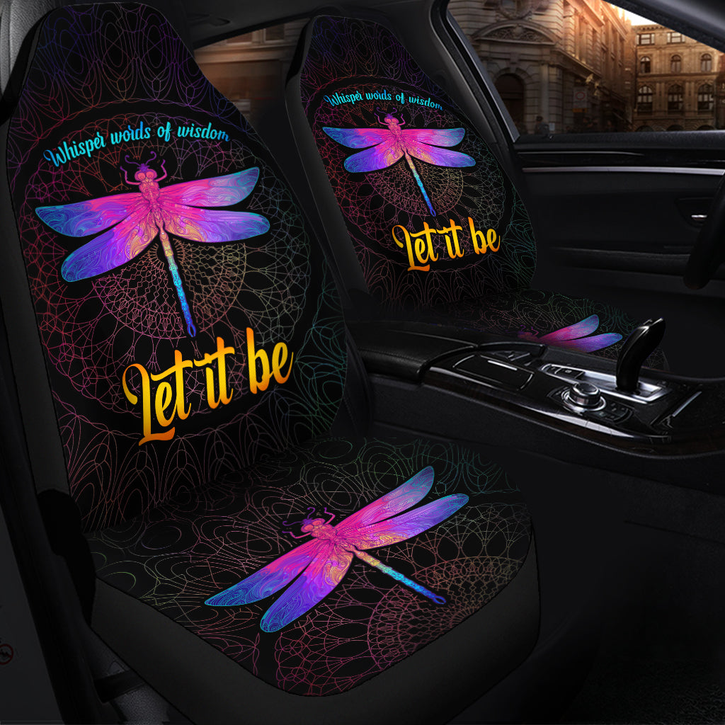 2a_3a65bf2f-7d38-45f8-91b7-77e940aad94f Dragon Fly Mandala Let It Be Car Seat Cover Nearkii