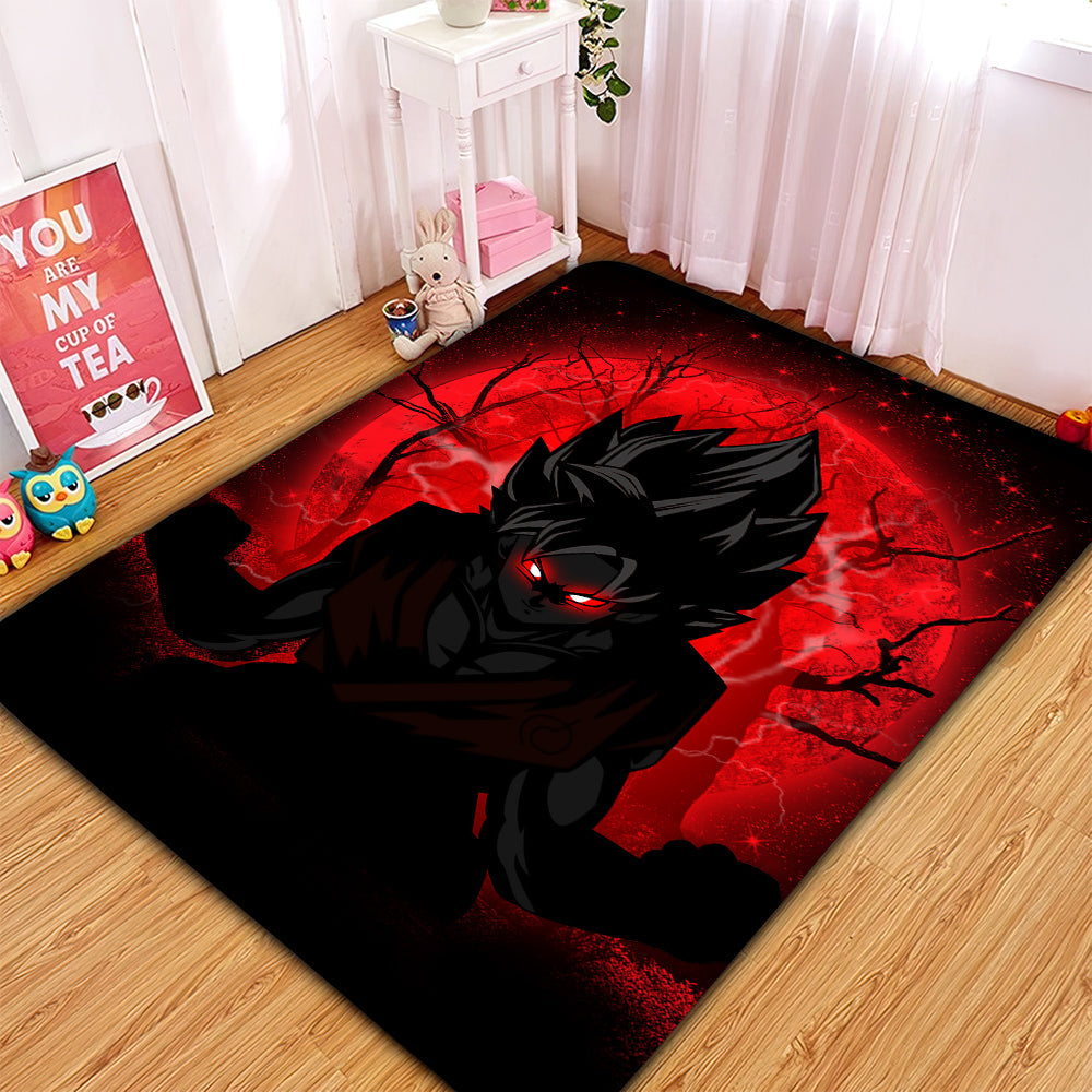 Goku-Saiyan-Evil-MoonlightRugCarpetMockup2022 Goku Saiyan Evil Moonlight Rug Carpet Rug Home Room Decor Nearkii